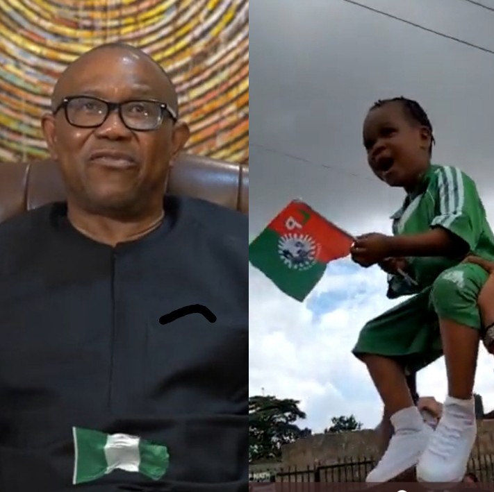 Obi Names Viral Baby Girl As Poster Child Of His 2023 Campaign