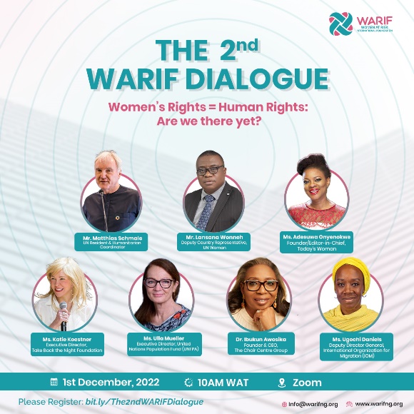 WARIF Partners UN, US Consulate In Nigeria To Raise Awareness of Issues Affecting Women’s Rights