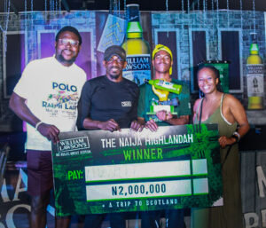 Akinwale Awatt Emerges First Naija Highlandah, Wins N2m, Trip To Scotland