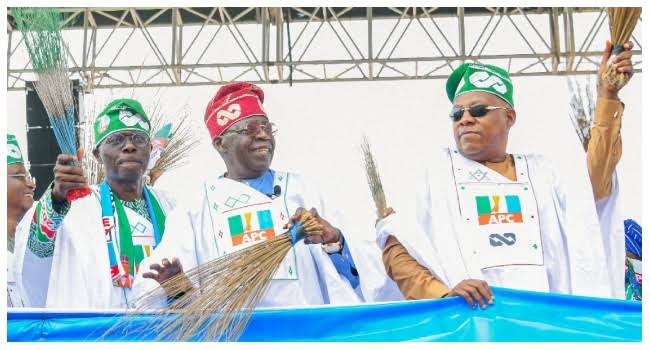 I Won't Drop Any Of Buhari's Policies - Tinubu