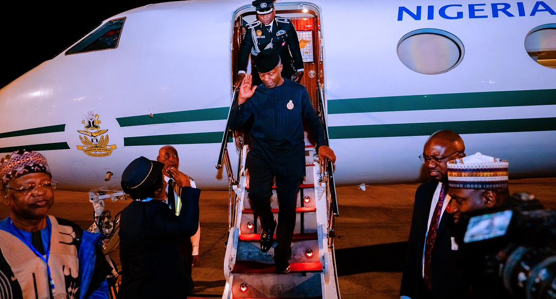 PHOTOS: Osinbajo Arrives Vietnam For Bilateral Engagement