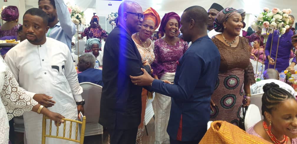 Photos: Peter Obi Attends Prof. Utomi Daughter's Wedding