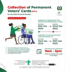 INEC: 22,000 PVCs Collected In Lagos, 5,600 In Edo During Weekend