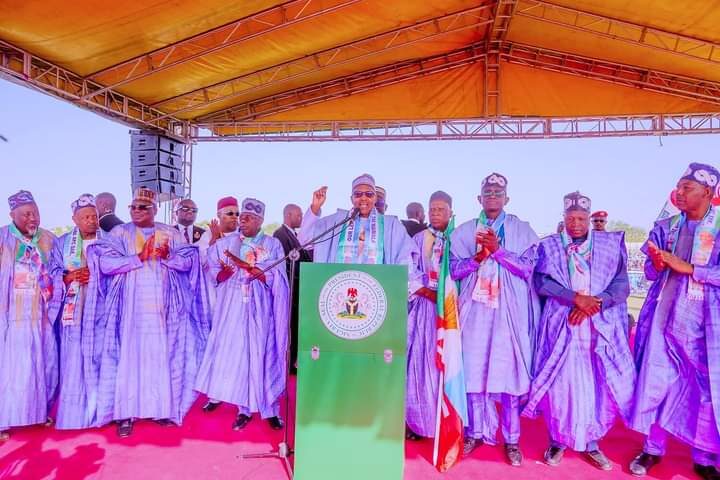 Buhari In Yobe Urges Residents To Vote Tinubu/Shettima For United, Prosperous Nigeria