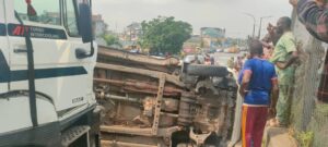 50 Escape Death As 10 Vehicles Crash On Lagos-Ibadan Road By Iyana-Oworo