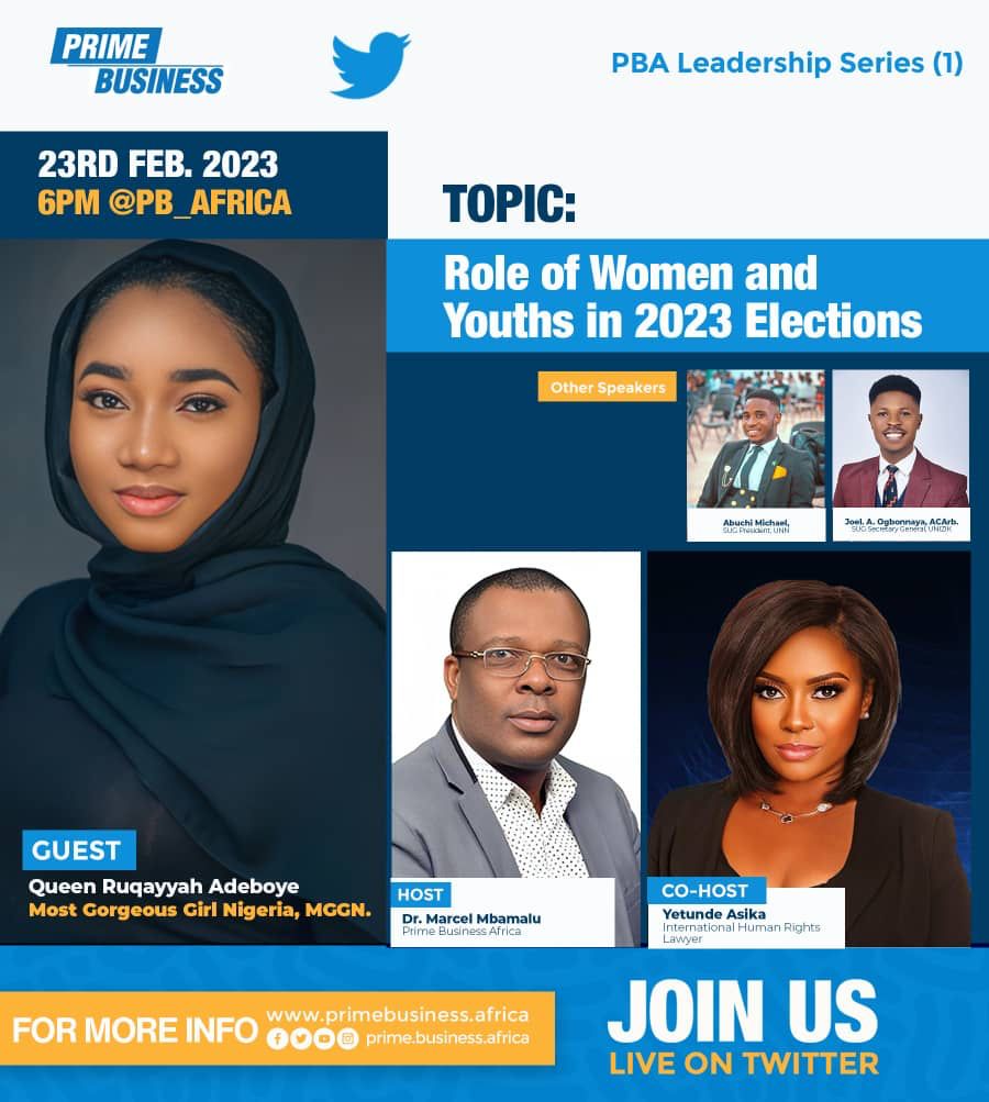 The Role Of Women And Youth In 2023 Elections