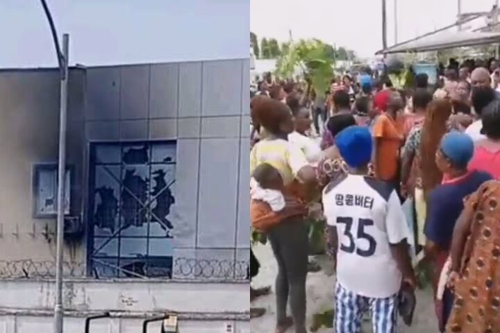 Naira Scarcity: Angry Warri Youths Attack First Bank, Burn Access Bank