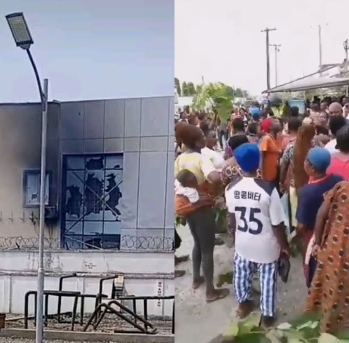 Naira Scarcity: Angry Warri Youths Attack First Bank, Burn Access Bank