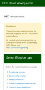 Presidential Election: Real Time Results On INEC Portal!