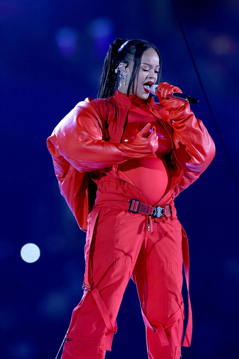 Rihanna Is Pregnant with Second Baby, Reveals Bump During Super Bowl