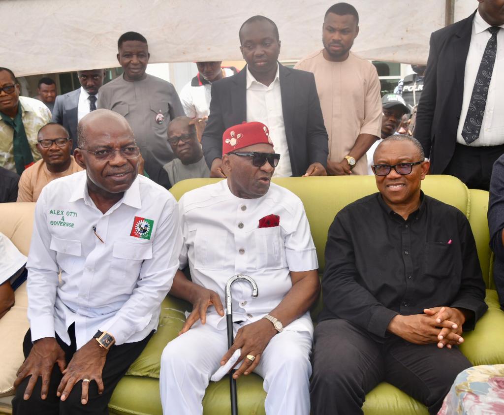 Photos: Obi Visits Family Of Slain Enugu LP Senatorial Candidate, Oyibo Chukwu 