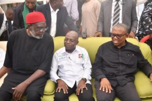 Photos: Obi Visits Family Of Slain Enugu LP Senatorial Candidate, Oyibo Chukwu 