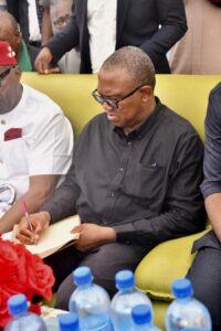 Photos: Obi Visits Family Of Slain Enugu LP Senatorial Candidate, Oyibo Chukwu 