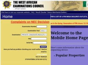 How to check waec result 