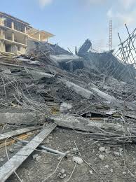 Many Feared Trapped As 7-storey Building Collapses ln Lagos