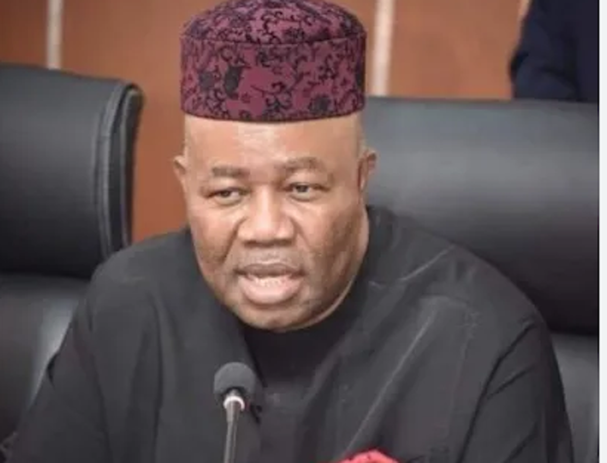 Akpabio Sworn In As Senate President