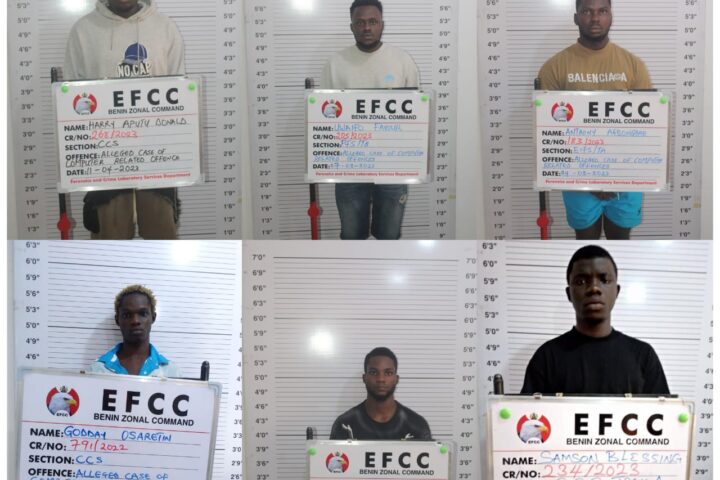 Court Sends 6 Internet Fraudsters to Jail in Benin City