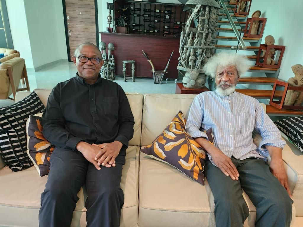 Obi visits Soyinka