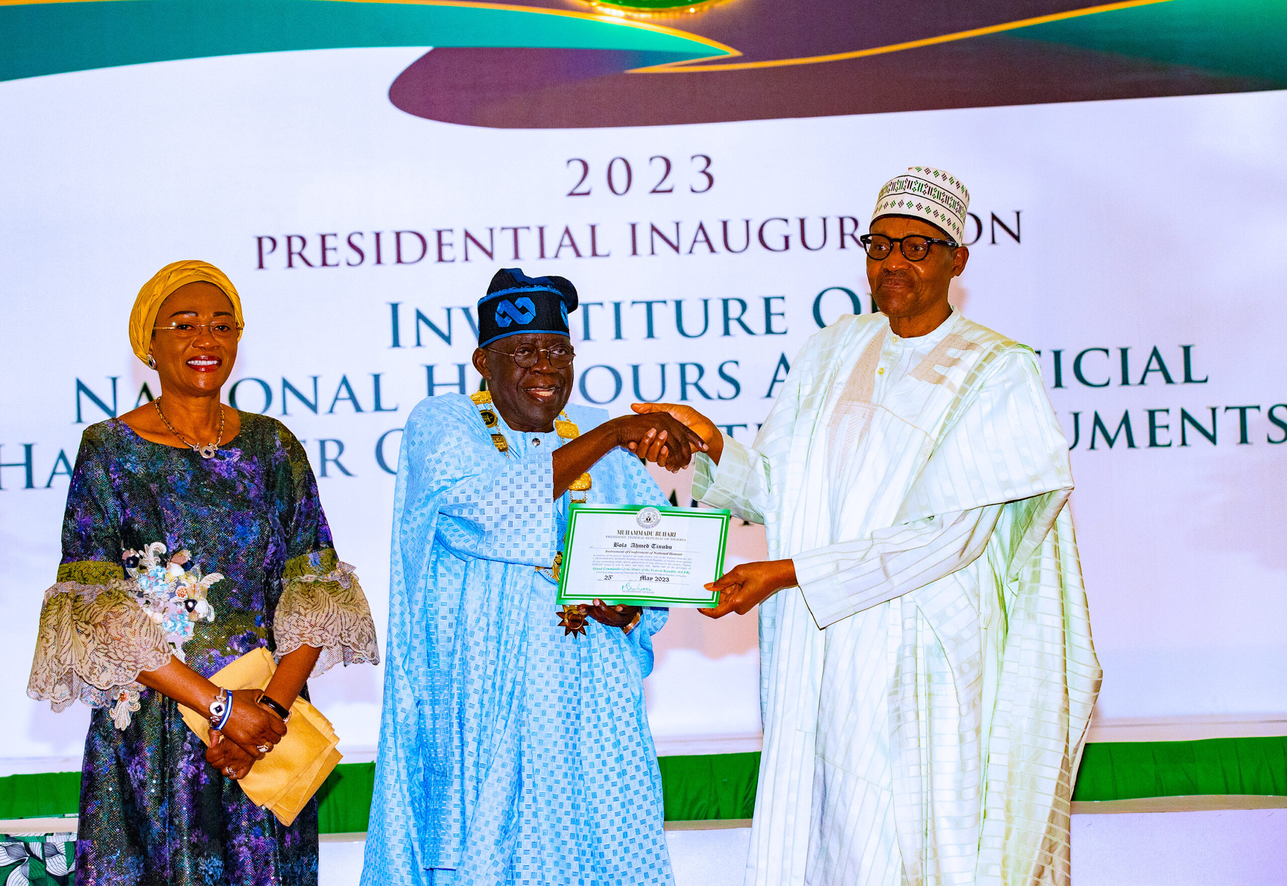 President Buhari Honours Tinubu As Nigeria's President-Elect