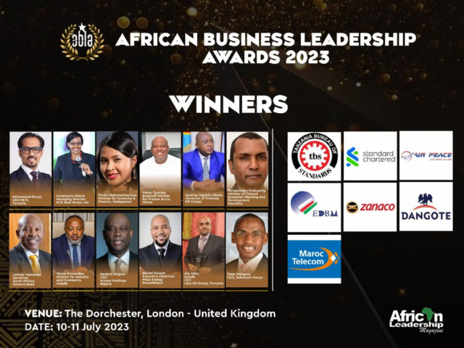 African Leadership Magazine Unveils Winners For The 13th African ...