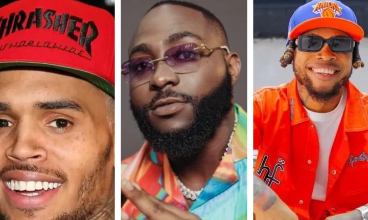 Davido Unites Chris Brown, Poco Lee In 'Unavailable' Challenge'