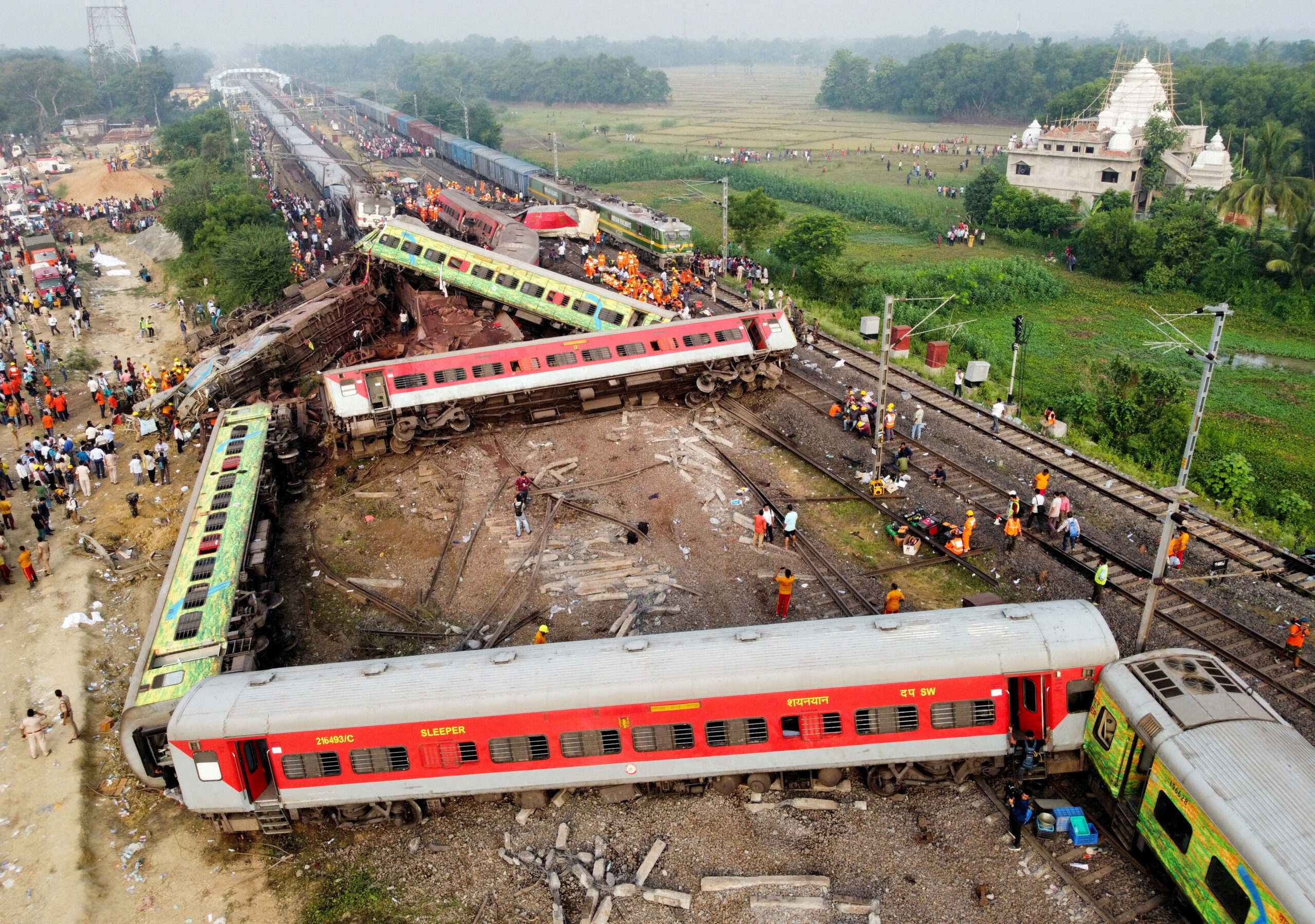 Train Crash: India Demolishes School that Served As makeshift Mortuary As Students Refuse To Return