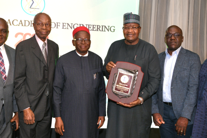 Danbatta Lifts Platinum Award for NCC’s Performance