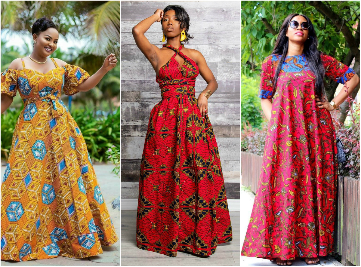 African Print Maxi Dress, Ankara Maxi Dress, African Women's Clothing,  Ankara Dress Plus Size, Ankara Dresses for Women, Nigerian Dress 