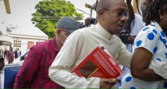 DSS Rearrests Emefiele After Tussle With Prison Officials