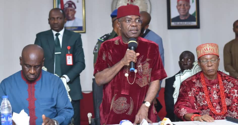 Gov Otti Seeks Abia Traditional Rulers' Commitment To Defeat Crime