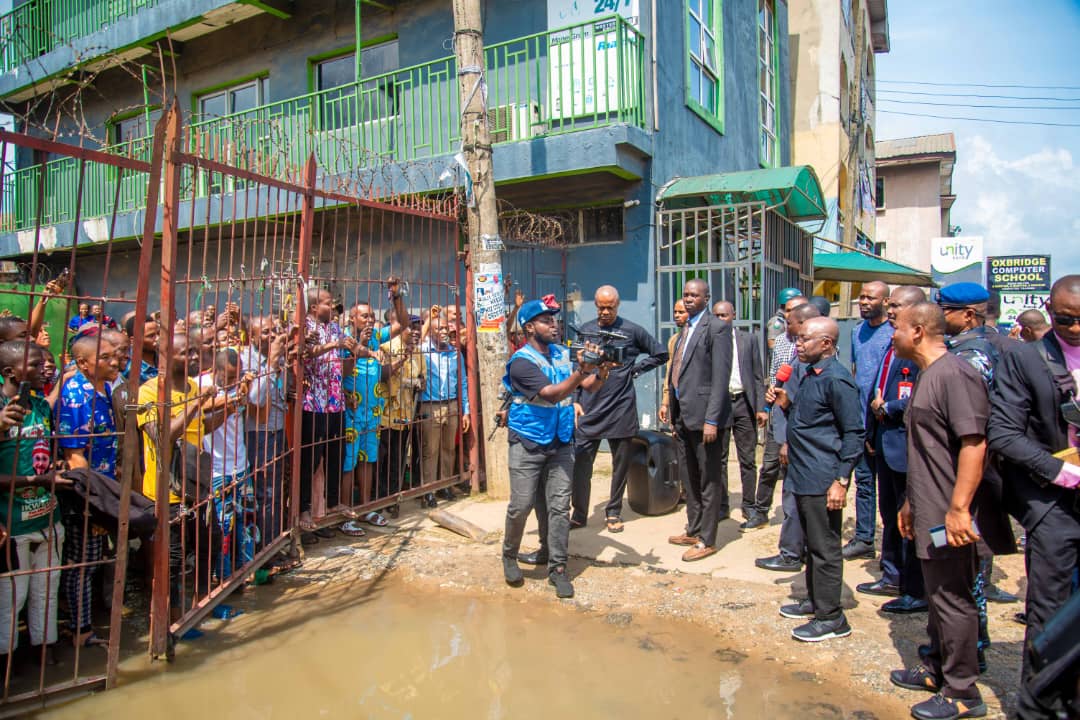 Otti Visits Ariaria Market, Assures Traders Of Protection