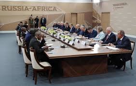 President Putin and African leaders