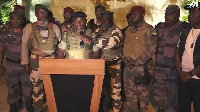 Read Full statement By Gabon Military Officers Announcing Cancellation Of Results