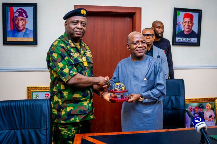 Navy Boss, Ogalla, Visits Abia, Lauds Otti's Effort In Improving Security