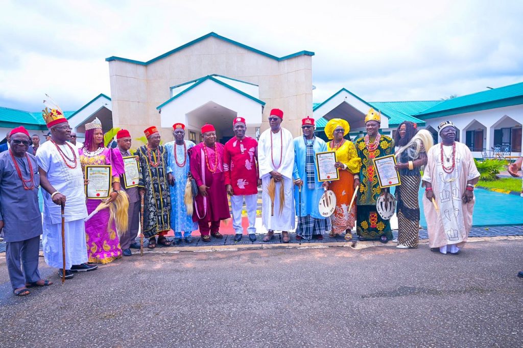 Soludo Presents Certificates Of Recognition To 4 Newly Elected Traditional Rulers 