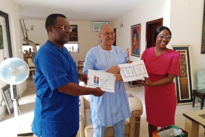 Prostate Cancer: Dr Mbamalu Leads Prime Business Africa On Special Visit To Prof. Utomi