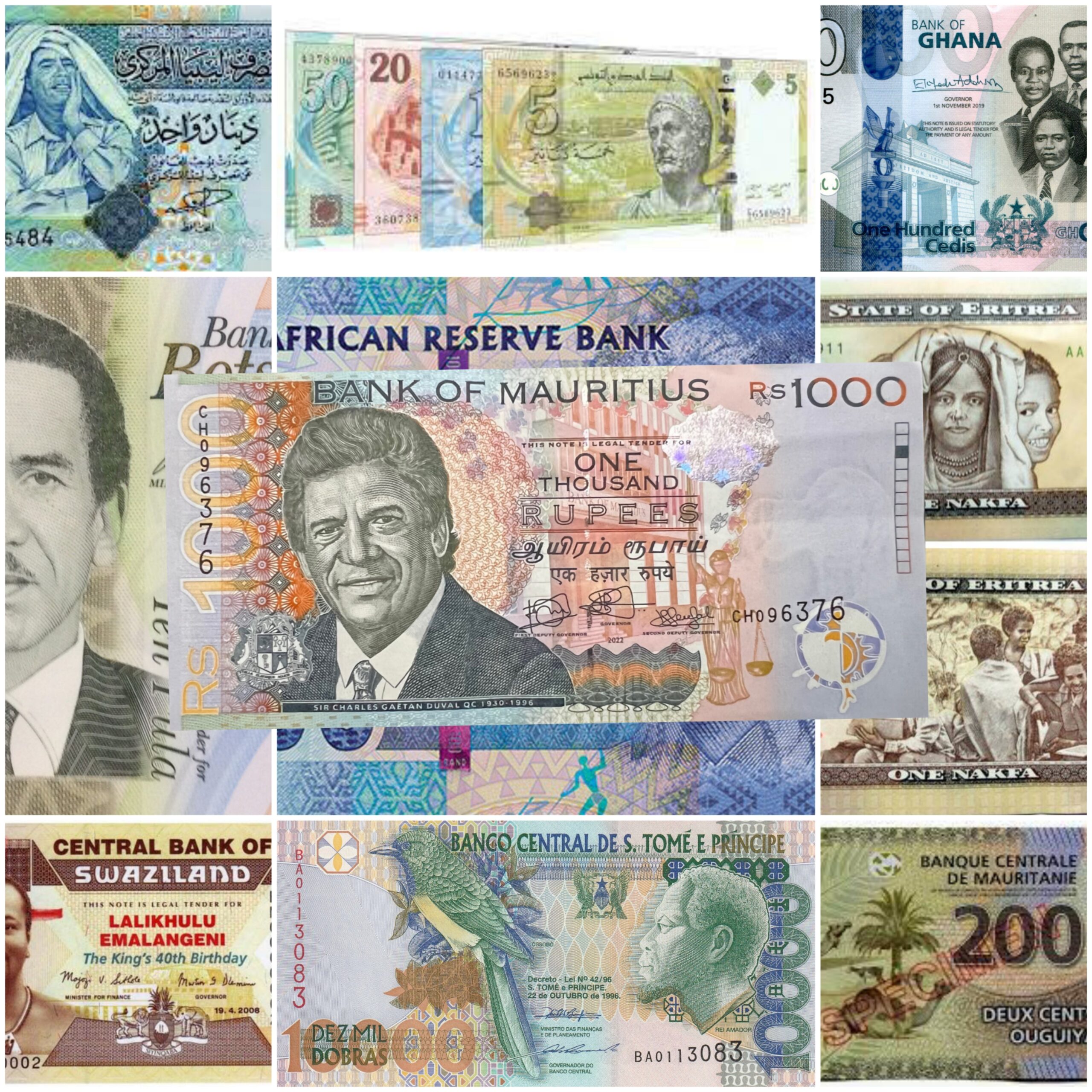 Top 15 African Countries With Strongest Currency Exchange Rate