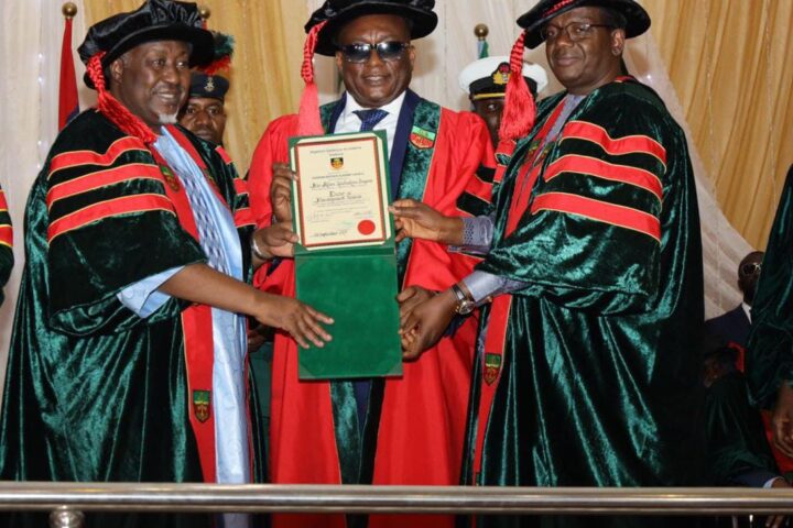 Air Peace Boss Onyema Gets Honorary Doctorate From NDA 