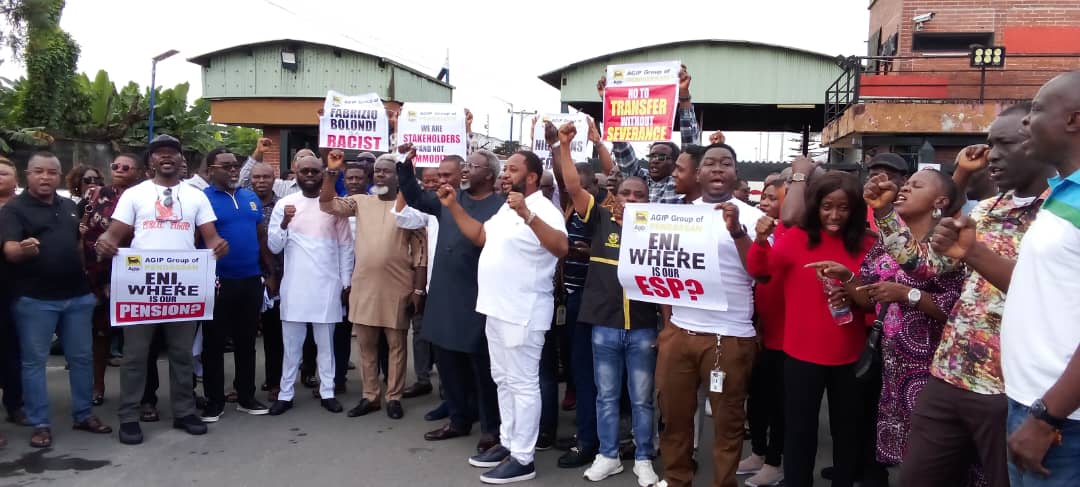 Agip Staff Protests Oando’s Acquisition Over Labor Law Issues