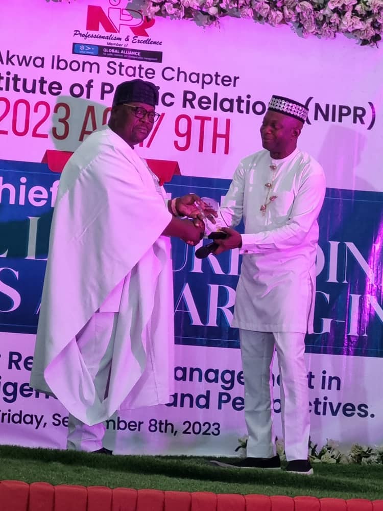 NIPR Honours NCDMB’s Dr Uduak Obot