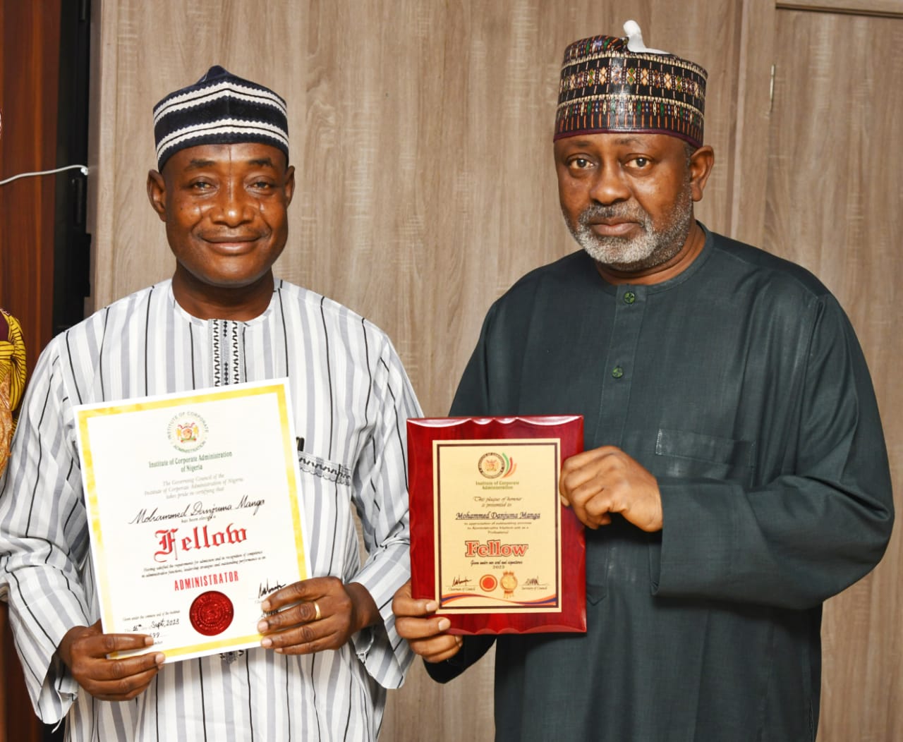 Institute Of Corporate Administrators Confers Fellowship Award On Sports Development Ministry's Spokesman