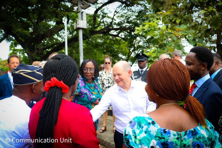 German Chancellor, Olaf Scholz Visits UNILAG's MAD House