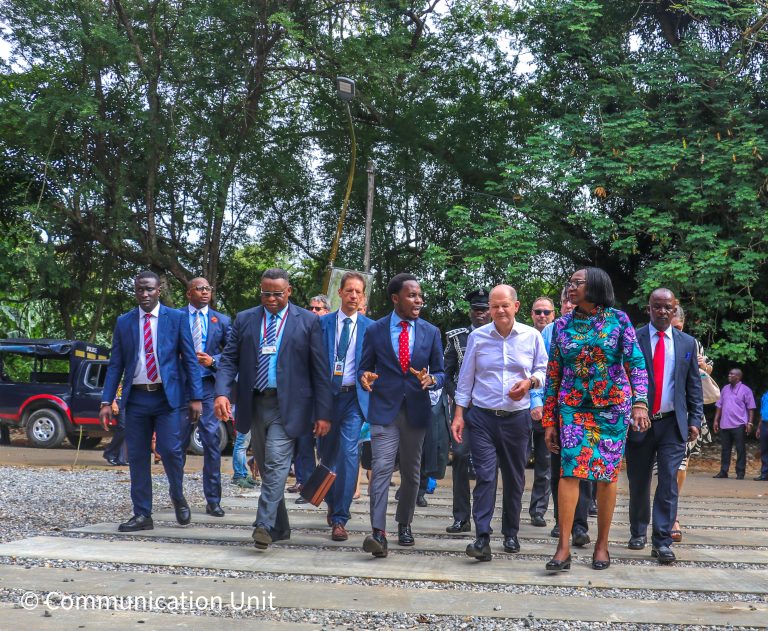 German Chancellor, Olaf Scholz Visits UNILAG's MAD House