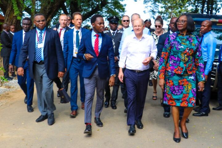 German Chancellor, Olaf Scholz Visits UNILAG's MAD House