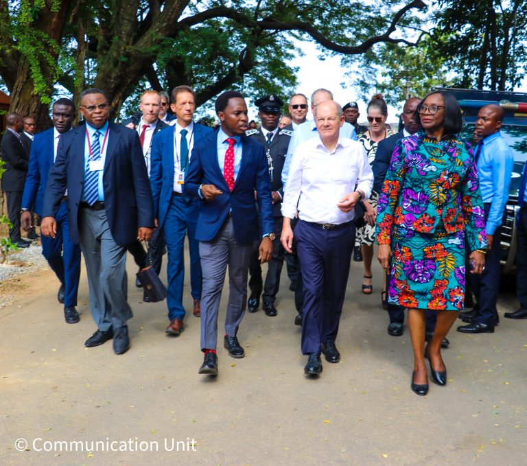 German Chancellor, Olaf Scholz Visits UNILAG's MAD House