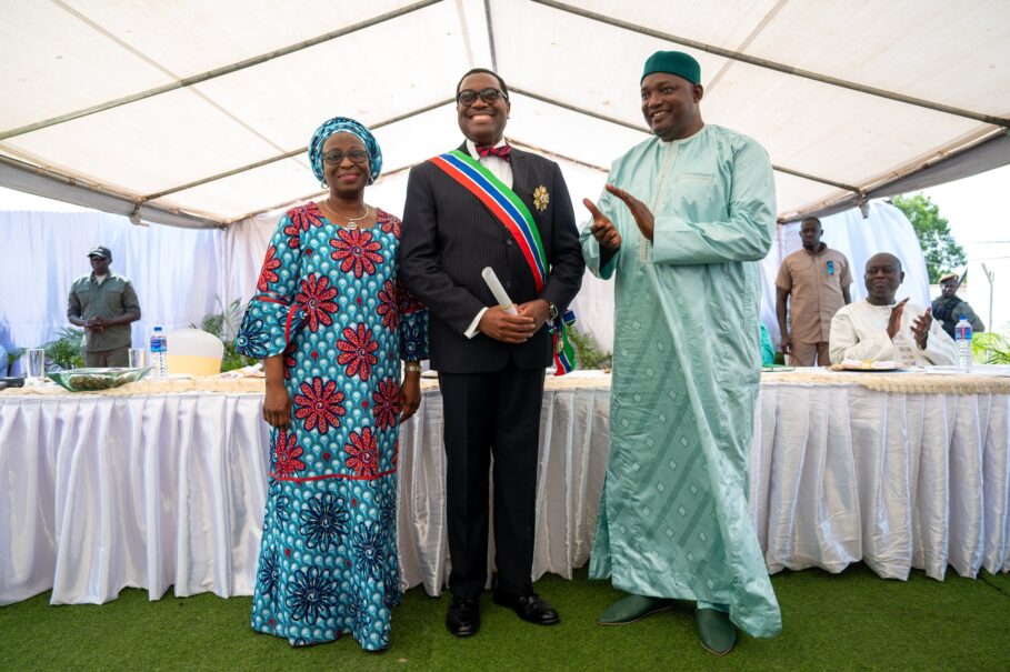 AfDB's Adesina Receives Highest Gambian Honor, Pledges Continued Support