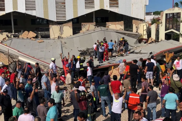 Mexico Church Roof Collapses During Baptism Killing 10 People