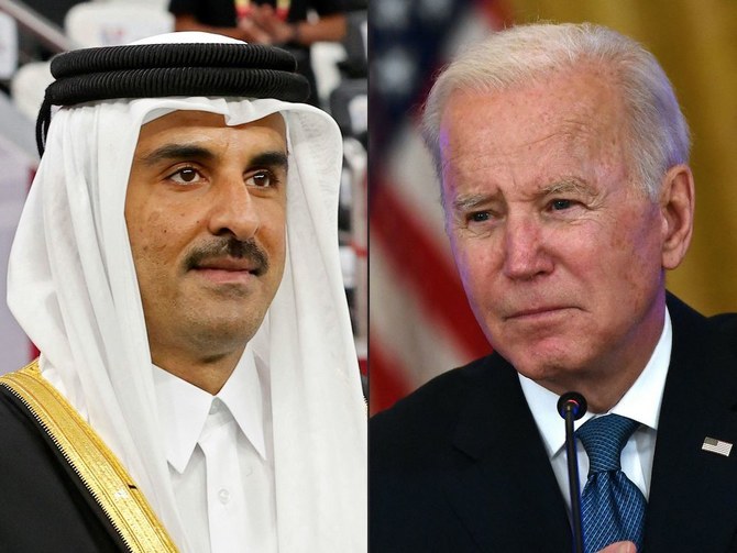 Qatar's Emir, President Biden Discuss Israel-Hamas