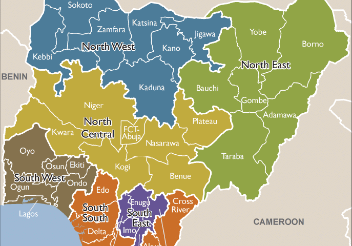 Geo political Zones in Nigeria Of all these regions seven states are located in the