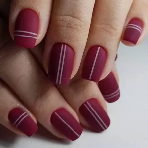 20 Latest Burgundy Nail Designs For Christmas Holiday 